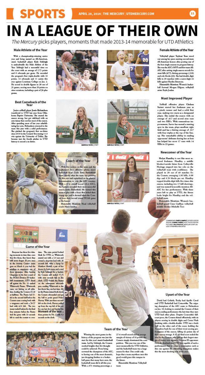 The Mercury's athletes of the year
