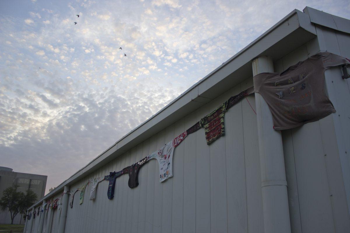 Arms around the Barn, as seen against the sunset.