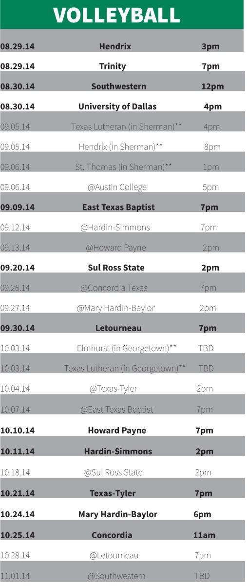 Season Schedules