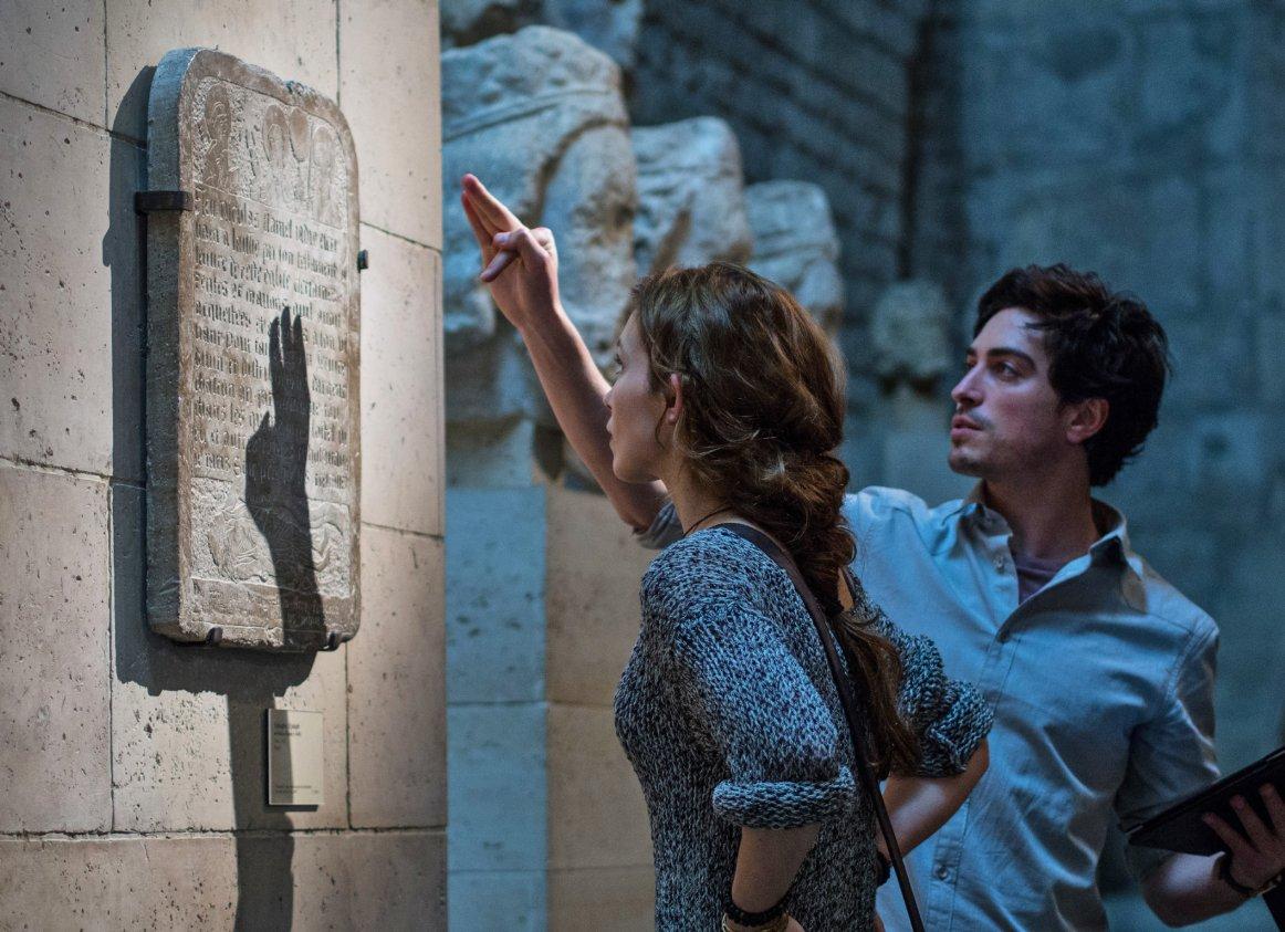 Universal Studios| Courtesy
Perdita Weeks and Ben Feldman as Scarlett and George in “As Above/So Below,” a 2014 release that pans a treasure hunter’s quest for the philosopher’s stone that will grant her immortality. The lackluster script mitigates the energetic pace of the horror flick. 