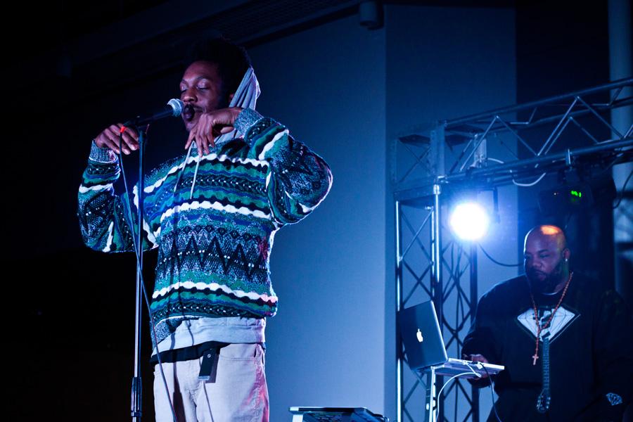Chris Lin | Contributor

-topic performs at Rapper's Delight on Nov. 4.