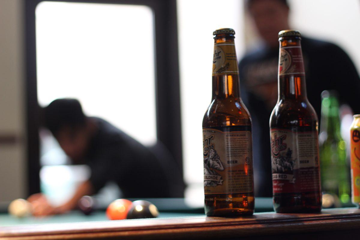 Photo Illustration and Photo|Connie Cheng
The Pub currently only allows customers to purchase up to two alcoholic beverages a day. If SG's proposal passes, that limit would be increased to four drinks. Student organizations would also be able to apply for forms to host BYOB events.