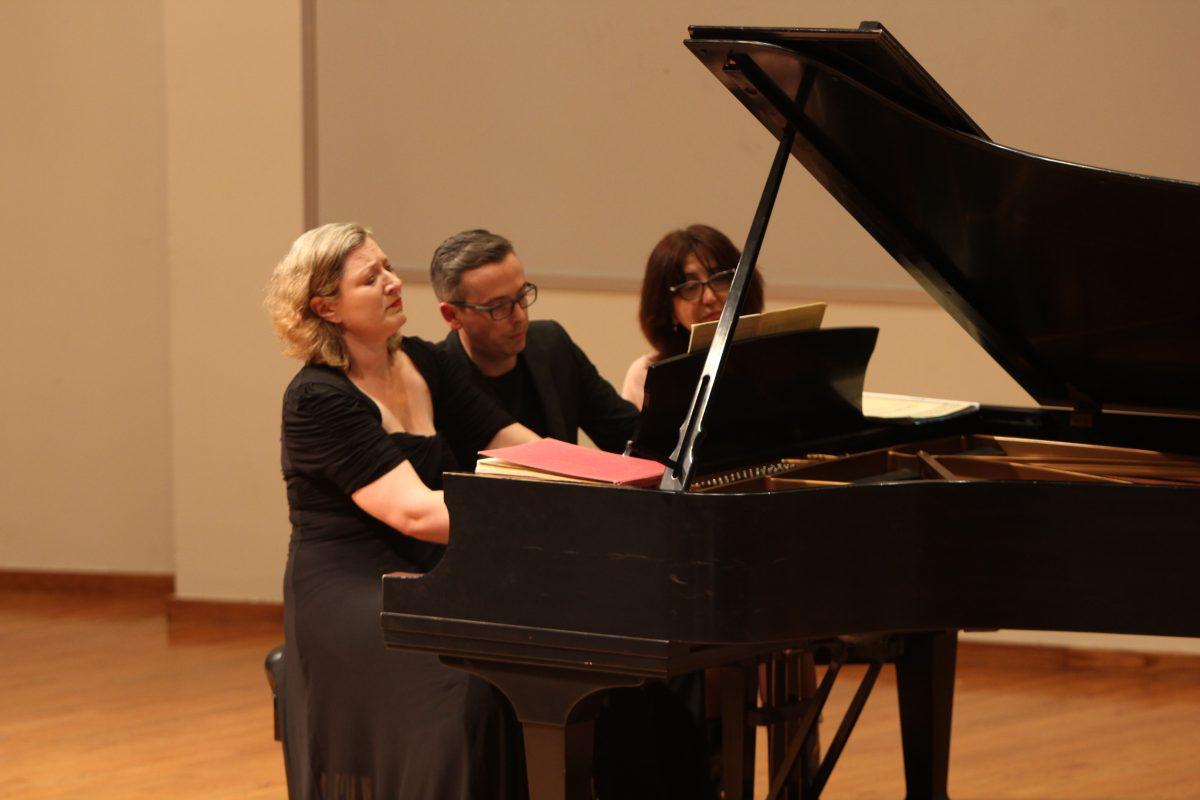 Arun Prasath| Staff
Husband and wife duo, Nina Schumann and Luis Magalhães, began playing together in 1999 after meeting in Dallas. They played in the Jonsson Performance Hall on Jan. 22 