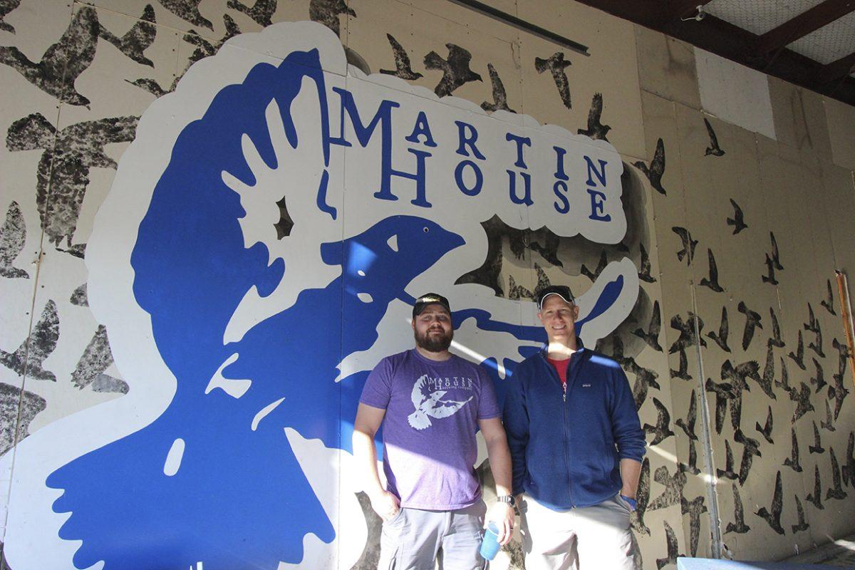 Andrew Gallegos|Asst. Photo Editor
Former student Cody Martin (left) and alumnus David Wedemeier became friends at UTD and founded the Fort Worth-based Martin House Brewery in 2012. The brewery started with just three employees and eight customers and has since expanded to 10 employees with 400 customers.