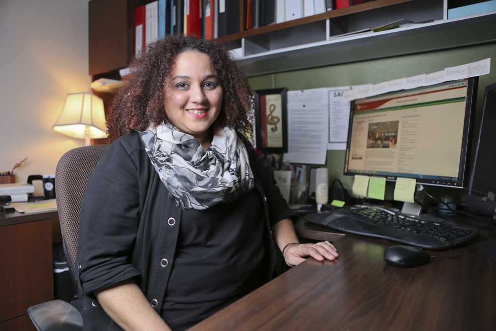 Yang Xi| Staff
Narcely Ruiz, assistant director of the Women’s Center, transitioned from an almost all-male environment to an all-women work culture.