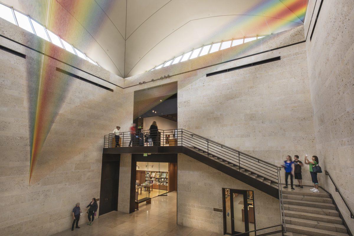 Gabriel Dawe was selected for UTD’s CentralTrak program and graduated with a master’s degree in 2011. He now works as a textiles artist and designer. Photo courtesy of Tracy Greene.