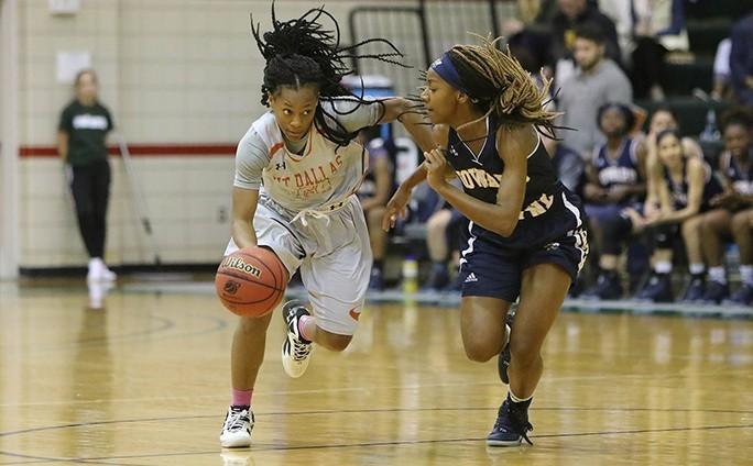 Senior guard Zavier Landry came to UTD as a transfer student from Cisco Community College. Although she said moving teams was an adjustment, the women’s basketball team made the switch worthwhile. (Comet Sports | Courtesy)