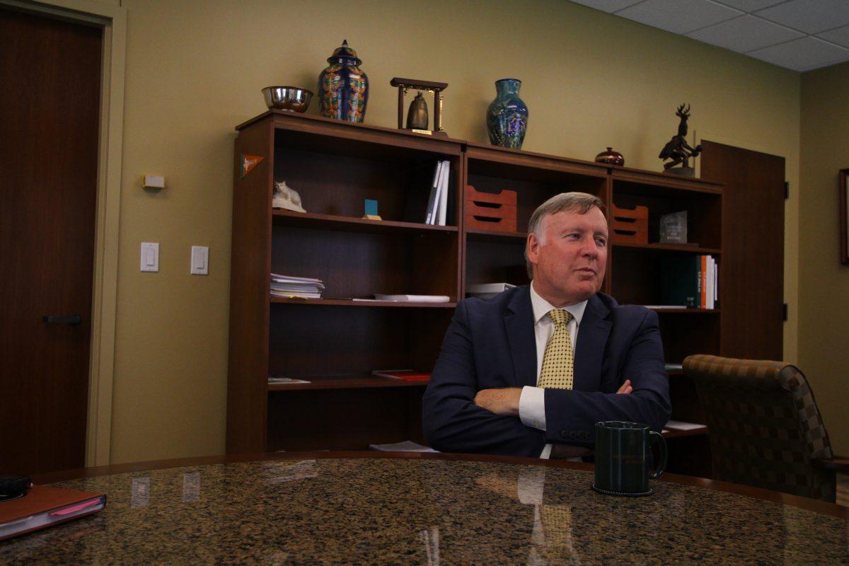 After UTD reached Tier One status, UTD President Richard Benson named Dec. 21 Tier One Day.  Photo by Andrew Gallegos | Photo Editor.