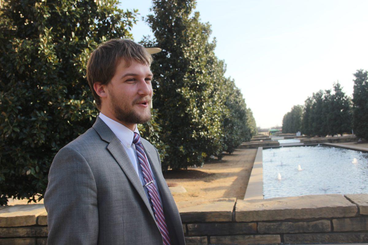 Steven Larson, president of Chi Phi, said the UTD chapter is working on policies to prevent future hazing incidents. Photo by Ruth Varghese | Mercury Staff.