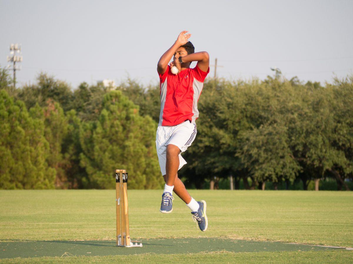 Freshman Karthik Gattepalli practices on his pitch. He was invited to compete with the U.S. Under-19 team. Photo by Roman Soriano | Mercury Staff.