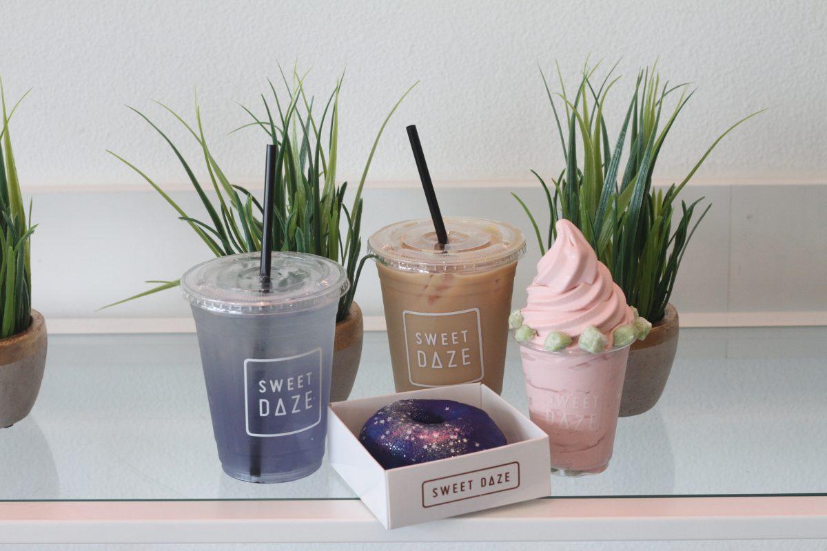 Sweet Daze opened in Richardson in March and features items like soft-serve ice cream, topped doughnuts and boba tea. Photo by Saher Aqeel | Photo Editor.