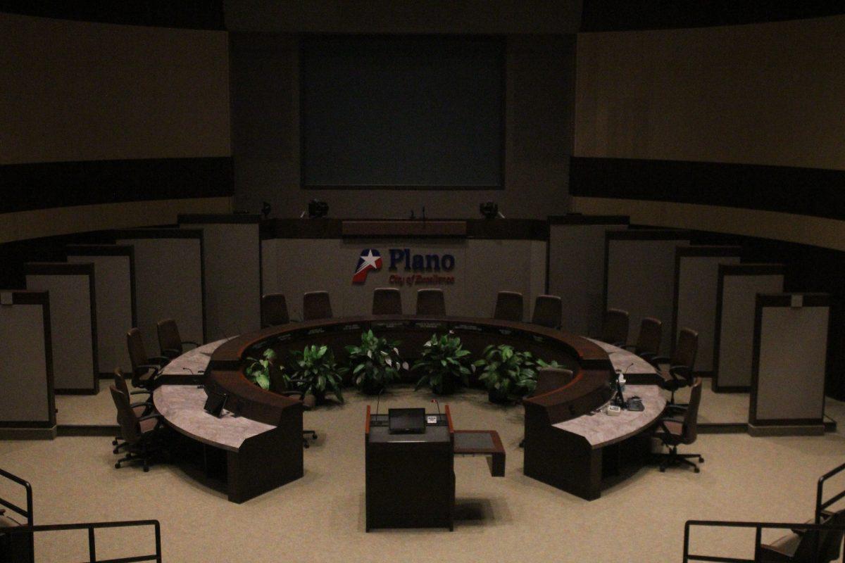 Plano City Council voted 7 to 1 to censure Tom Harrison, a council member criticized for his anti-Muslim rhetoric, who is also up for recall in the upcoming Nov. 6 election. More than 4,400 signatures were collected on a recall petition for Harrison, which he is now challenging in court. Photo by Michael Stout | Mercury Staff.