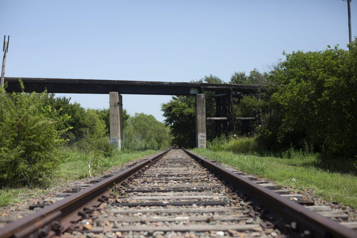 UTD and DART hope to complete construction of the Cotton Belt rail line by December 2022. Photo by Noah Whitehead | Photo Editor.