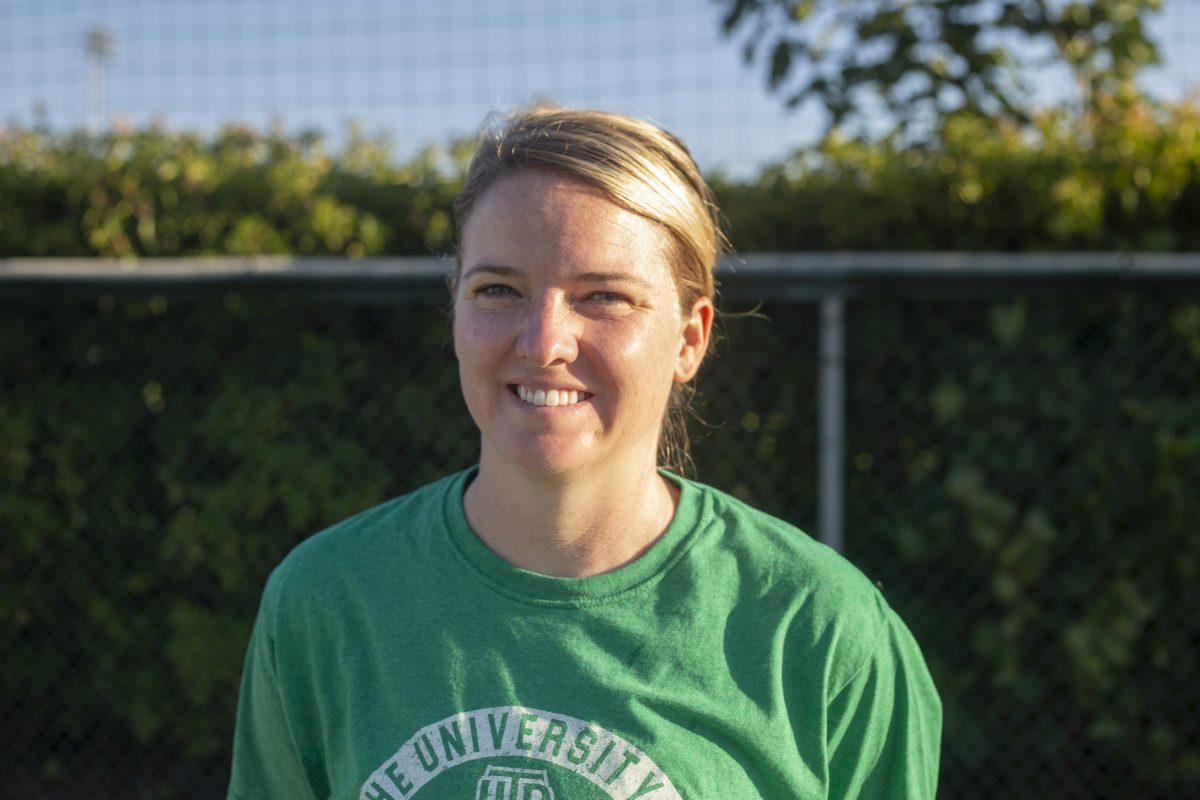 Danielle Kcholi said she plans to focus on mental health for improved performance throughout the season. Photo by Noah Whitehead | Photo Editor.