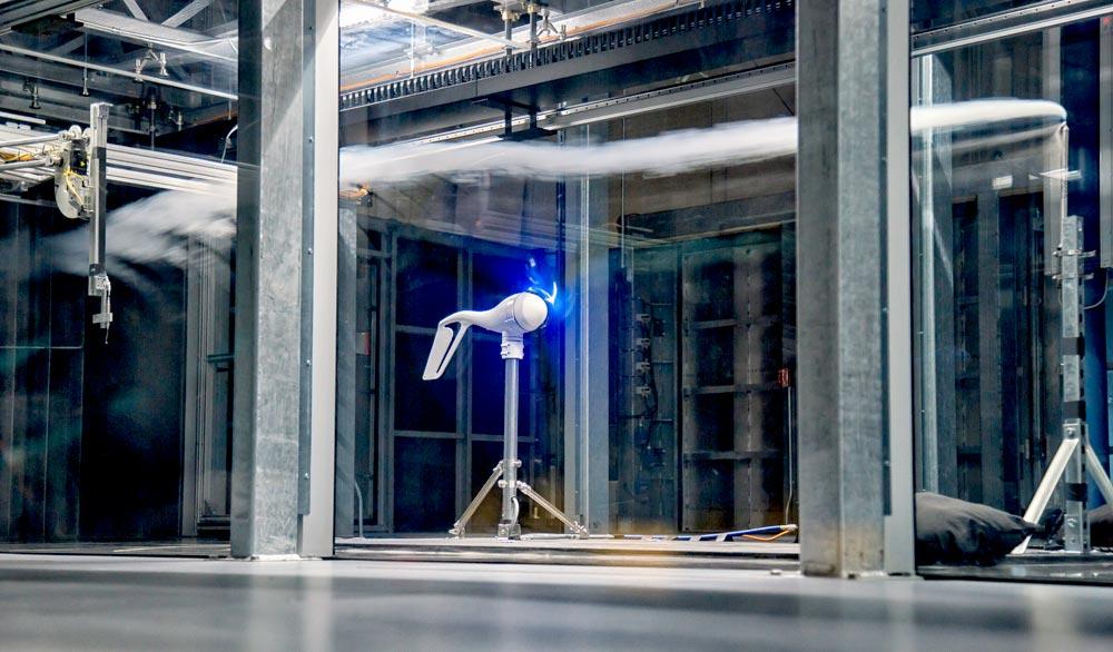 The wind tunnel in the Waterview Science and Technology Center will be integrated into the engineering curriculum for research purposes. Photo courtesy of UTD News Center.