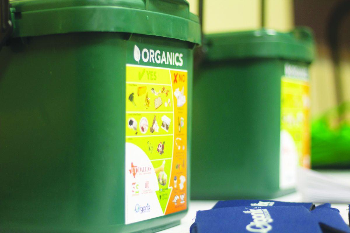 The Comet Composting program began this fall to reduce the amount of food waste that goes into landfills. Photo by Ambarina Hasta | Mercury Staff.