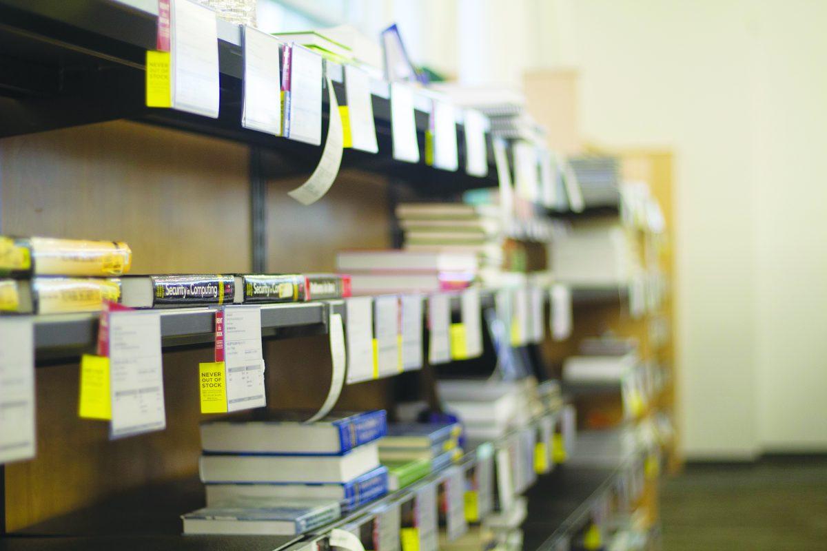 The UTD bookstore is making efforts to lower the costs of textbooks and other resources by implementing Discover, a program designed to simplify the process of accessing and buying textbooks. Photo by Ambarina Hasta | Mercury Staff.