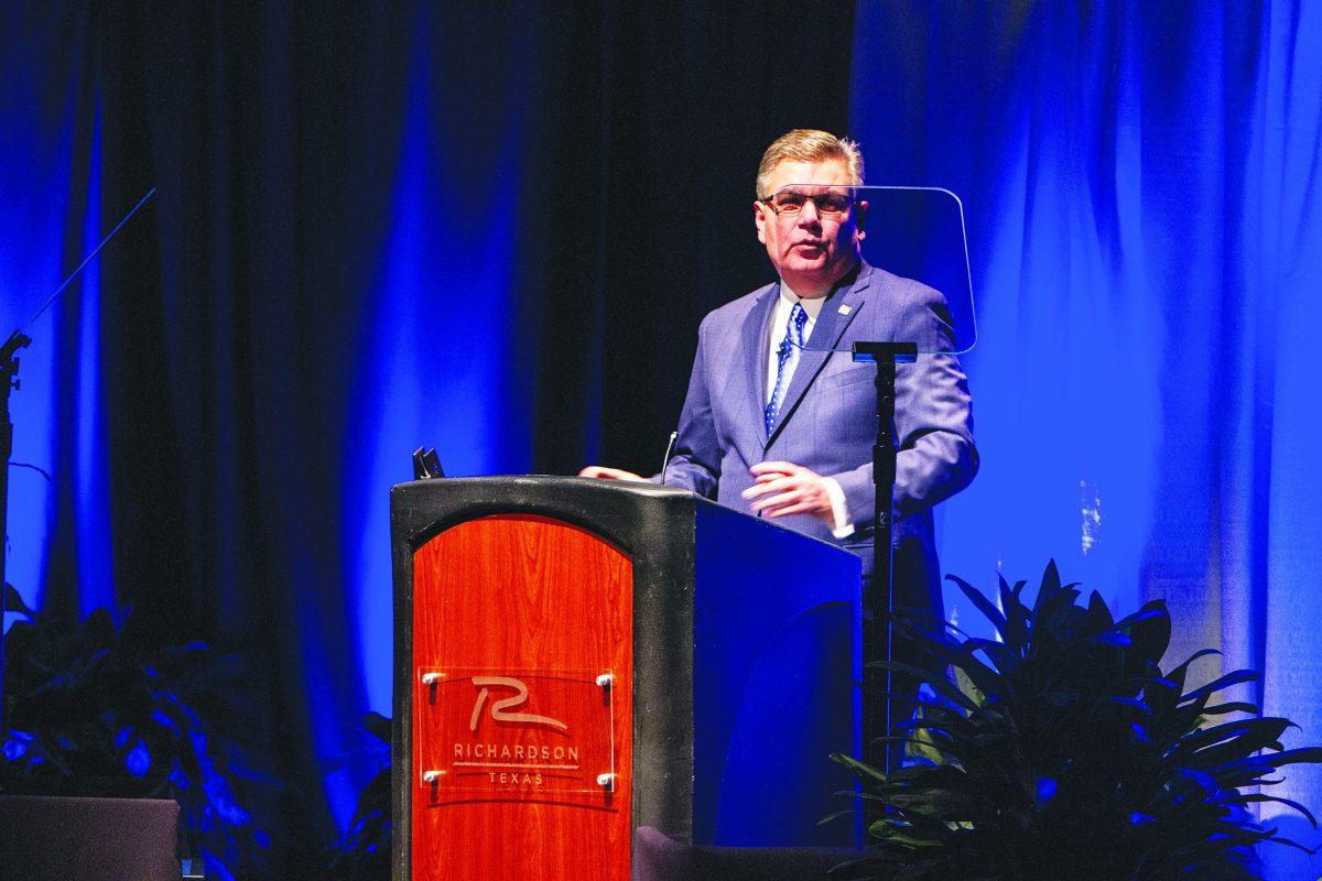 Richardson officials, community members and business leaders appeared at the annual State of the City video address, highlighting past and future city endeavors. Photo by Megan Zerez | Mercury Staff.