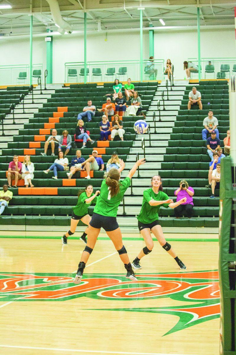 UTD's volleyball team has recruited five new freshman players at the start of the season and have four senior players returning to the team. Photo by Amina Hussain | Mercury Staff