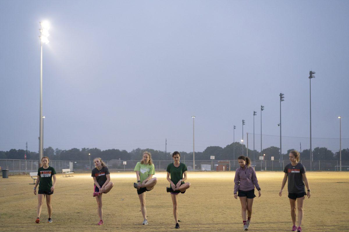 The cross-country team practices every morning at 6:30 for their trainings and meets. In the most recent ASC championship, the men's team placed first and the women's team second. Photo by Minh Nguyen | Mercury Staff