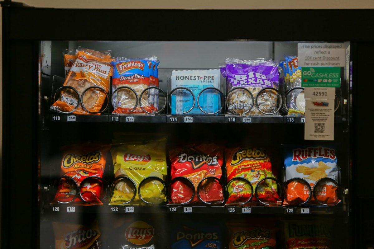  Surgical masks will be available for $1.50 in vending machines across campus. Graphic by Roshan Khichi | Mercury Staff
