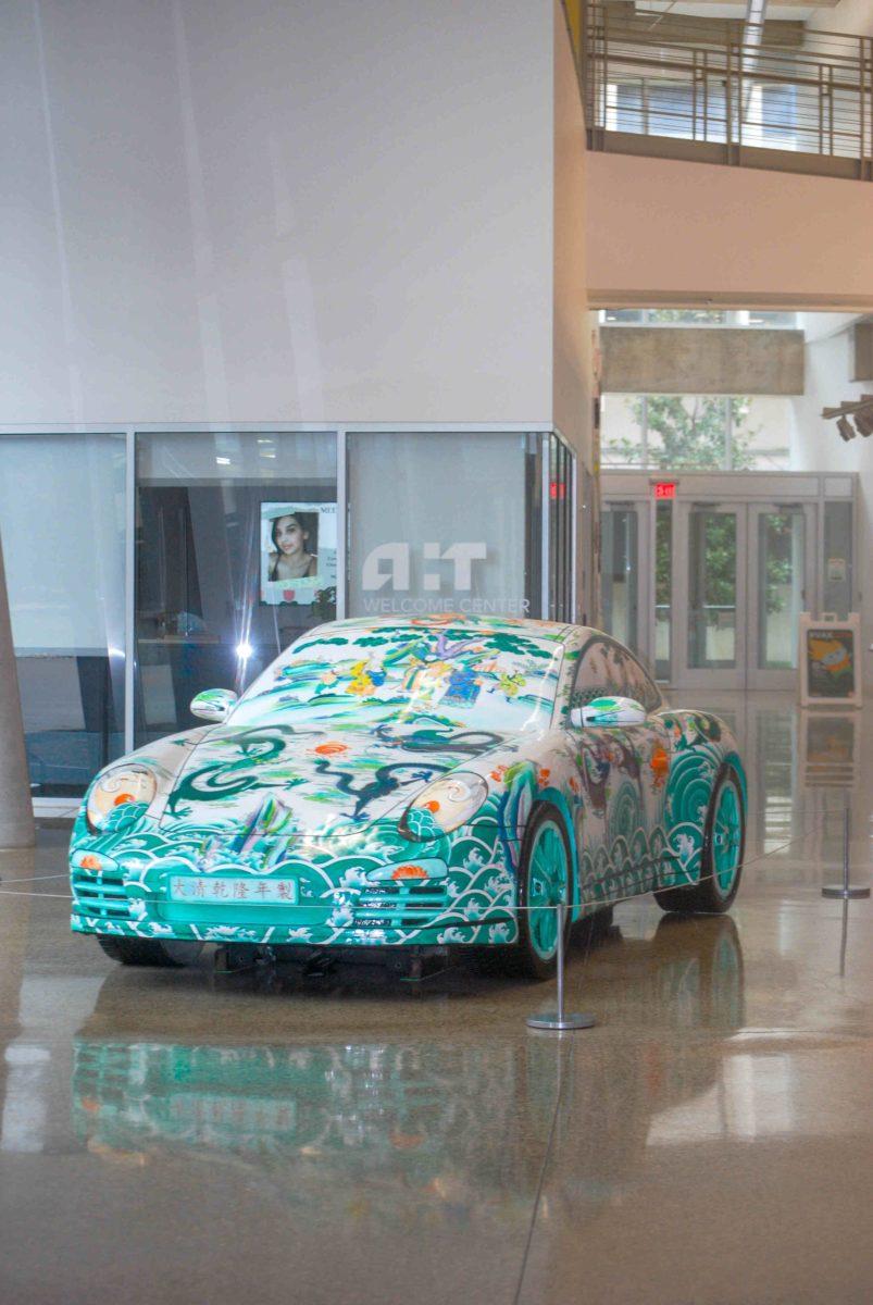 'china.porsche' aims to capture a blend of Chinese traditionalism and modernism. Photo by Rylee Russell | Mercury Staff