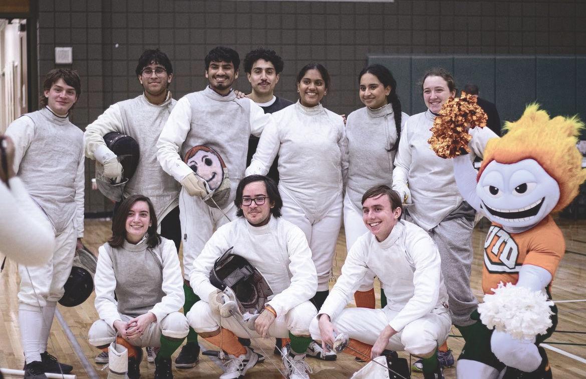 Photo courtesy of the UTD Fencing Team.