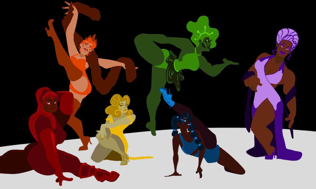 Drag performances and the LGBTQ+ community are inextricably tied together. Protections for drag allow gender noncomforming people to exist
without restrictions on their expression, and preserve the unique creative art form born from the LGBTQ+ rights movement. Graphic By Grace Cowger | Mercury Staff